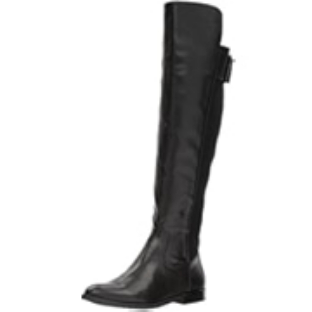 Calvin Klein PRIYA Black Cow Leather Boots 5.5 - Picture 10 of 10